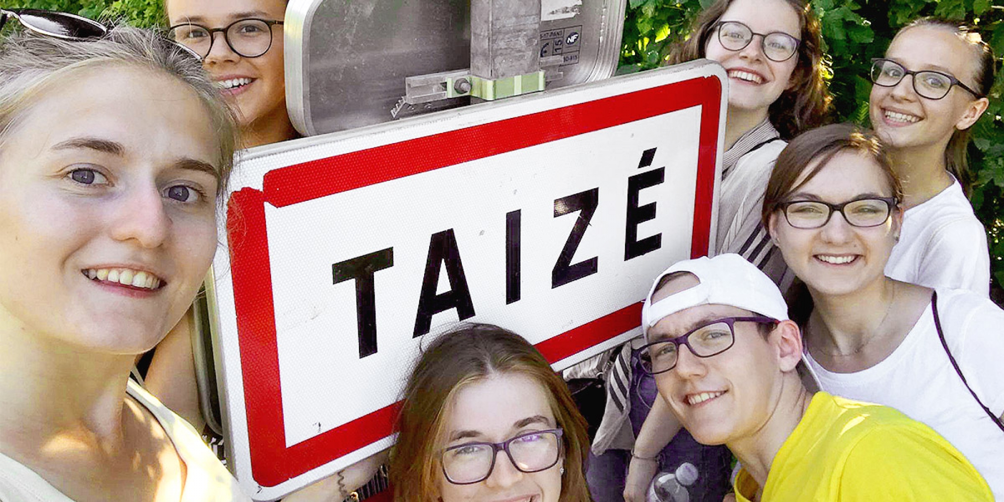 Ławka w Taize 08.2019